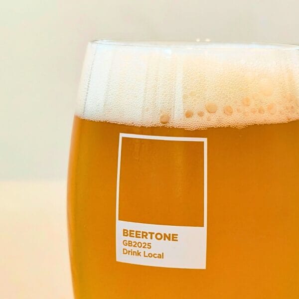 Beertone Glass - front แก้ว Beertone แก้ว limited edition ประจำปี 2025 ของกรุ๊ปบี ความจุ 330 ml
