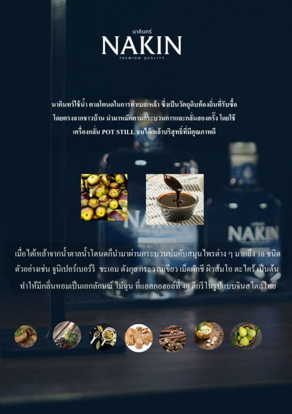 กรรมวิธีการผลิตนาคินทร์ Nakin