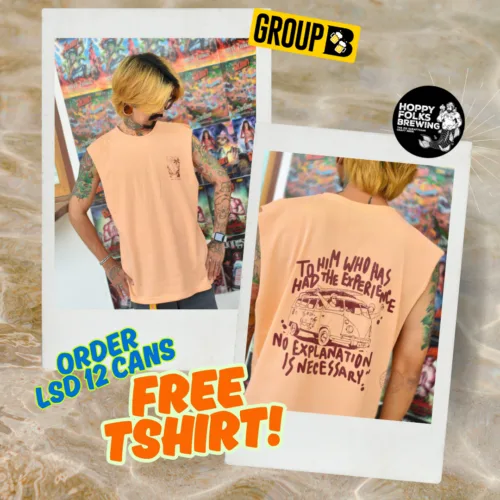 Pro LSD (1080 x 1080 px) ซื้อ Hoppy Folks LSD IPL 6.3% 12 กระป๋อง แถมฟรีเสื้อ LSD 1 ตัว